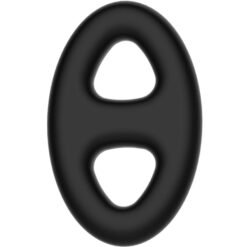 Alternative view of CRAZY BULL - ANELLO DOPPIO OVALE IN SILICONE