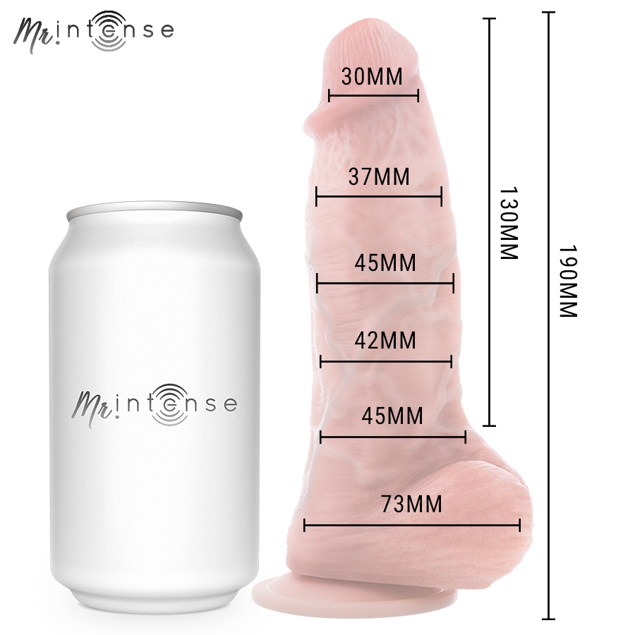 MR INTENSE - PICCOLO SPENCER DILDO IN SILICONE 19 CM -Ø- 4,5 CM - immagine 6