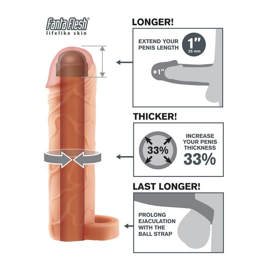 FANTASY X- TENSIONS - PELLE PERFECT 1 EXTENSION BALL STRAP - immagine 4