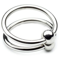 Alternative view of METAL HARD - ANELLO DOPPIO GLIAN 28MM