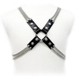 LEATHER BODY - IMBRACATURA A CATENA