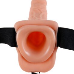 Alternative view of FETISH FANTASY SERIES - SERIES 11 HOLLOW STRAP-ON VIBRANTE CON SFERE 27.9CM CARNE