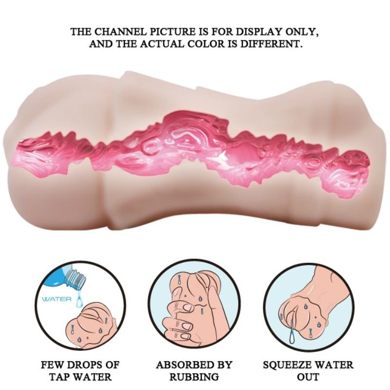 CRAZY BULL - MASTURBADOR VAGINA CON PELLE ACQUATA CON BULLET VIBRANTE 2 - immagine 7