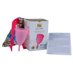 Alternative view of NINA KIKÍ - COPPA MESTRUALE ROSA - TAGLIA L