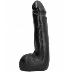 Alternative view of ALL BLACK - DILDO REALISTICO NERO MORBIDO 20 CM