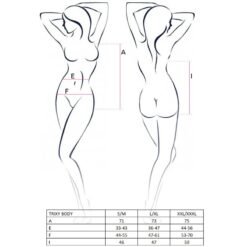 Alternative view of PASSION -DONNA TRIXY TEDDY NERO TAGLIA L/XL