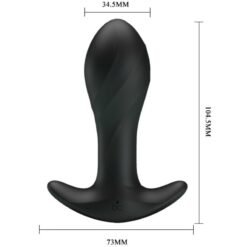 Alternative view of PRETTY LOVE - VIBRATORE ANALE NERO