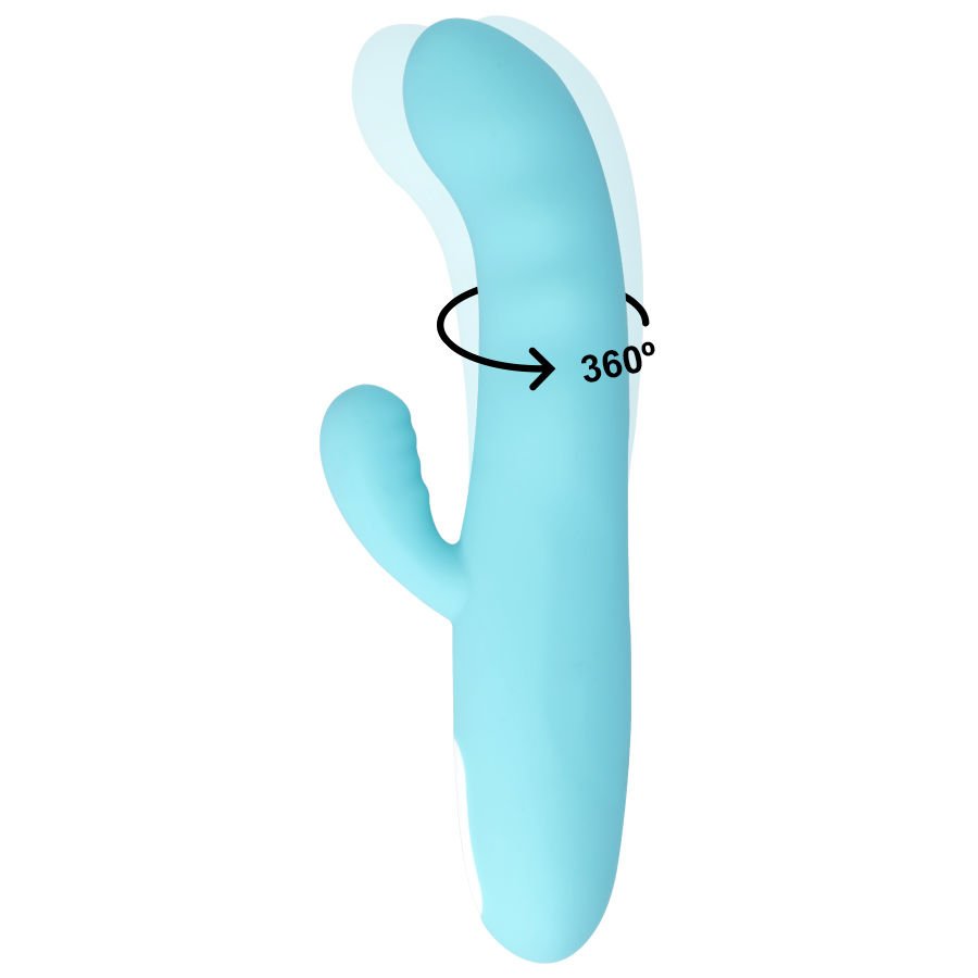 MIA - VIBRATORE ROTANTE EIFFEL BLU TURCHESE - immagine 2
