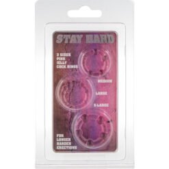 Alternative view of SEVEN CREATIONS - SET DI TRE ANELLI PER PENE ROSA