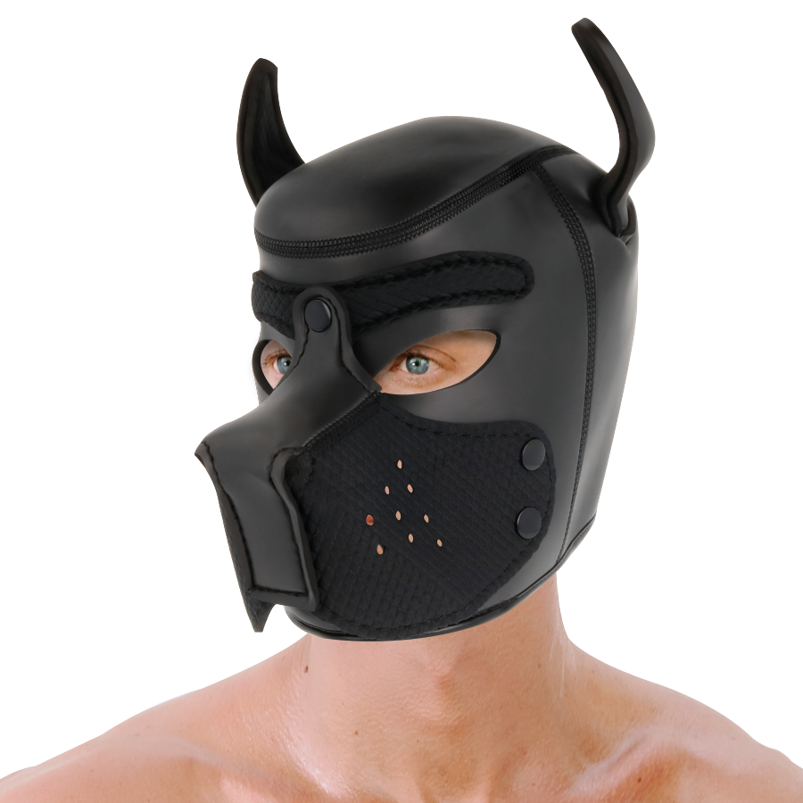 DARKNESS - MASCHERA PER CANI IN NEOPRENE CON MUSERELLA RIMOVIBILE L - immagine 5