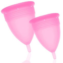 Alternative view of STERCUP - COPPA MESTRUALE IN SILICONE FDA TAGLIA S + L ROSA