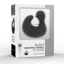 BLACK&SILVER - DUCKYMANIA DITALE RICARICABILE STIMOLANTE D'ANATRA IN SILICONE - immagine 8