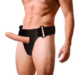 Alternative view of HARNESS ATTRACTION - RNES HOLLOW BENNY CON VIBRATORE 15 CM -O- 4.5 CM