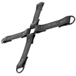 Alternative view of FETISH SUBMISSIVE - MANETTE IN PELLE VEGANA UNION