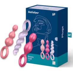 Alternative view of SATISFYER - SET 3 PZ TAPPI ANAL TRICOLORE