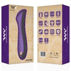Alternative view of WOMANVIBE - VIBRATORE RICARICABILE IN SILICONE PUNTO "K" MANDY