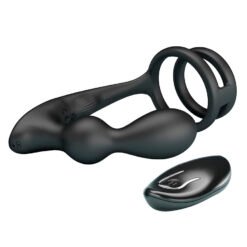 Alternative view of MR PLAY - PLUG ANALE VIBRANTE CON ANELLO PER PENE E TELECOMANDO