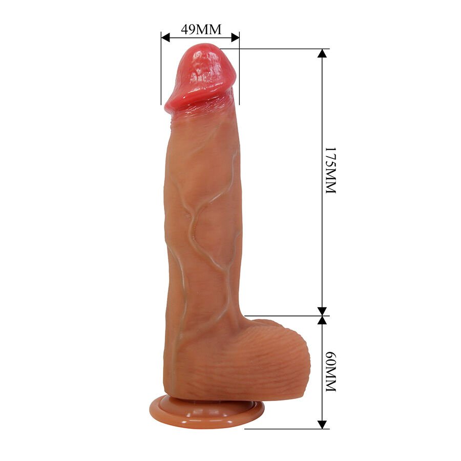 PRETTY LOVE - ORTON DILDO REALISTICO CON VENTOSA 23,5 CM -Ø- 4,9 CM - immagine 7