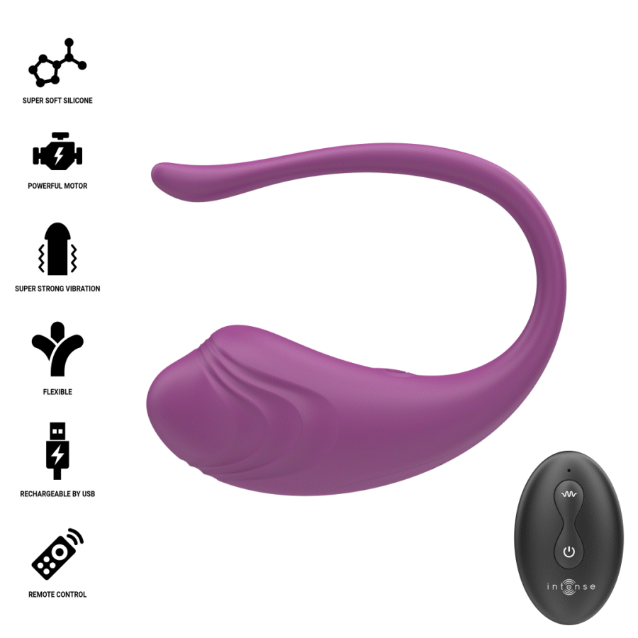 INTENSE - OLIVIA PURPLE UOVO VIBRANTE CON TELECOMANDO - immagine 2