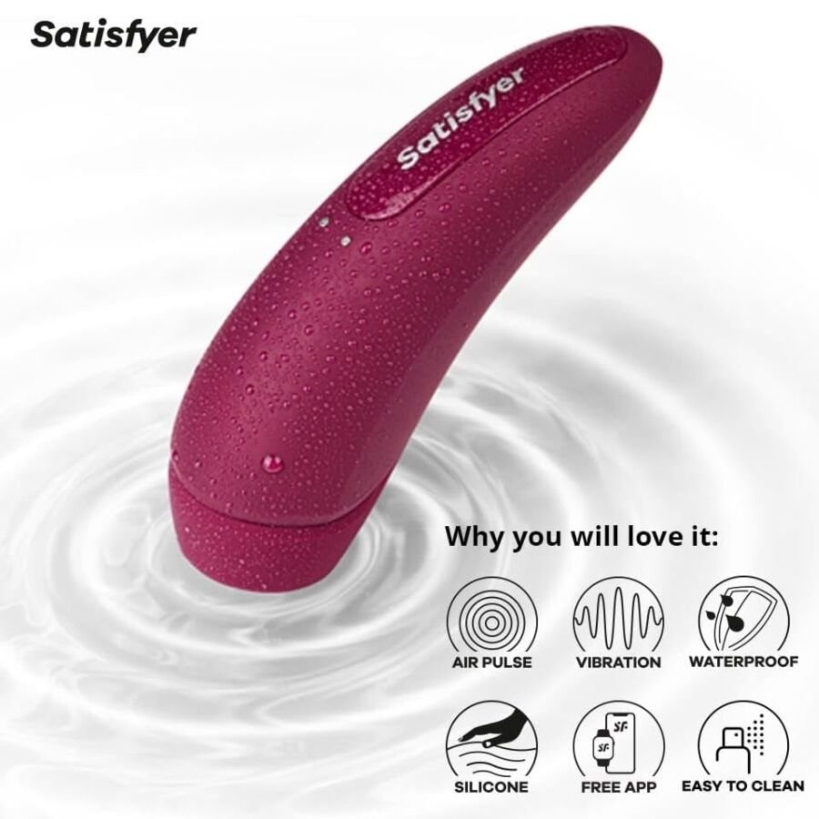 SATISFYER - CURVY 1 ROSSO ROSA - immagine 2