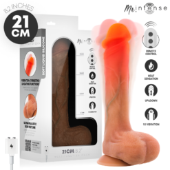MR INTENSE - BRADLEY DILDO VIBRATORE CON EFFETTO CALORE E TELECOMANDO 21 CM -Ø- 4,2 CM