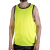 MACHO - CMV001 T-SHIRT DA PALESTRA GIALLA L/XL