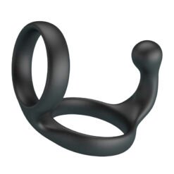 CRAZY BULL - ANELLO DOPPIO PER PENE E TESTICOLI FLORIAN NERO