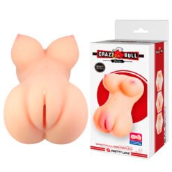 CRAZY BULL - METTE CARNE PER MASTURBATORE REALISTICA DI SEDERE E VAGINA