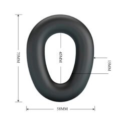 CRAZY BULL - VESPER ANELLO PER PENE IN SILICONE SUPER MORBIDO NERO - immagine 6