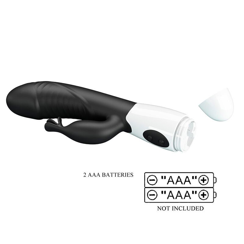 PRETTY LOVE - VIBRATORE A CONIGLIO RASMUSSEN 30 FUNZIONI NERO - immagine 10