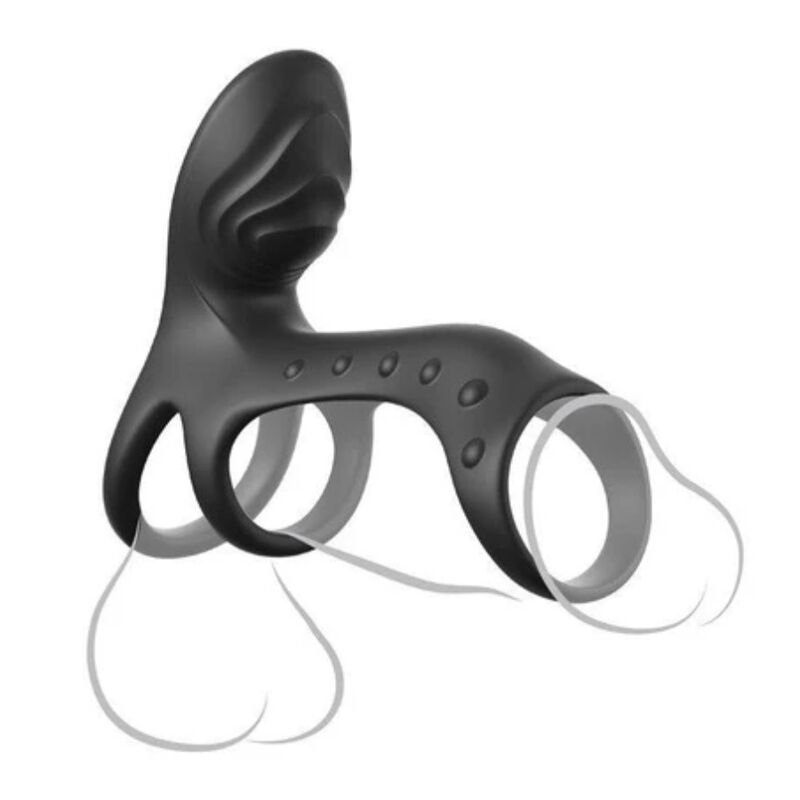 FANTASY C-RINGZ - GABBIA PER COPPIE DEFINITIVA, ANELLO VIBRANTE PER PENE PRO 19,5 CM - immagine 2