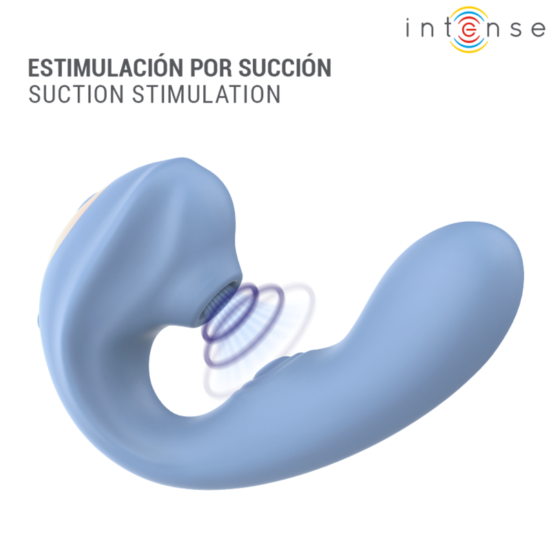 INTENSE - STIMOLATORE CLITORIDEO MULTIFUNZIONE GINA BLU - immagine 4