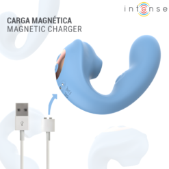 INTENSE - STIMOLATORE CLITORIDEO MULTIFUNZIONE GINA BLU - immagine 9