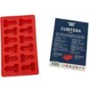DIABLO PICANTE - 12 PENI IN SILICONE RIGIDO DA APPENDERE A UN SECCHIELLO PER IL GHIACCIO BLU