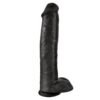 KING COCK - DILDO REALISTICO CON TESTICOLI 38 CM NERO