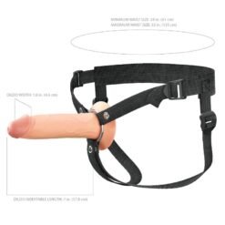 FANTASY X-TENSIONS ELITE - STRAP-ON IN SILICONE CAVO DA 17,8 CM - immagine 6
