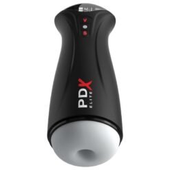 PDX ELITE - MASTURBATORE MASCHILE TRASPARENTE FAP-GASM CON ASPIRAZIONE INTERMITTENTE