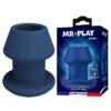 MR PLAY - JACK BLUE PLUG ANALE CAVO IN SILICONE TAGLIA S