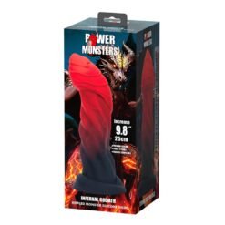 Alternative view of POWER MONSTERS - DILDO IN SILICONE BIGOLIATH BICOLORE FANTASY 25 CM Ø 6 CM