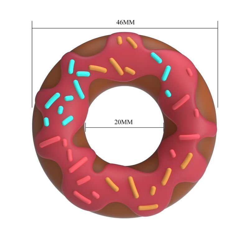 PRETTY LOVE - ANELLO PER PENE SUPER DONUT ROSA - immagine 6