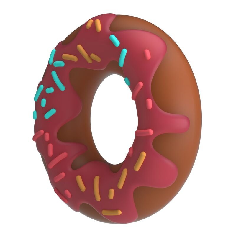 PRETTY LOVE - ANELLO PER PENE SUPER DONUT ROSA - immagine 3