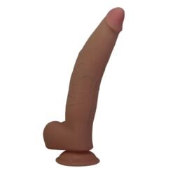 PRETTY LOVE - CUTHBERT DILDO FLESSIBILE REALISTICO 20 CM Ø 5 CM TPE MARRONE - immagine 2