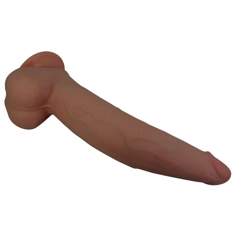 PRETTY LOVE - CUTHBERT DILDO FLESSIBILE REALISTICO 20 CM Ø 5 CM TPE MARRONE - immagine 4