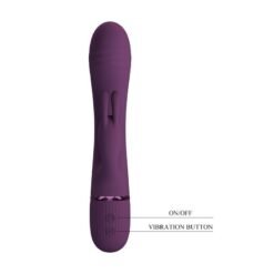 Alternative view of PRETTY LOVE - ROCCO VIBRATORE A FORMA DI CONIGLIO RICARICABILE 10 FUNZIONI VIOLA