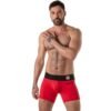 LOCKER GEAR - BOXER CON FASCIA IN VITA LARGA ROSSO XL