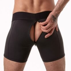 Alternative view of LOCKER GEAR - BAULE CON FASCIA IN VITA LARGA NERO XL