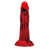POWER MONSTERS - DILDO FANTASY MINOTAURO CON VENTOSA 21 CM Ø 5 CM ROSSO E NERO