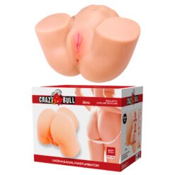 CRAZY BULL - OLIVIA DOPPIO MASTURBATORE VIBRANTE VAGINALE E ANALE IN CARNE