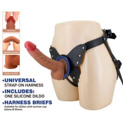 Alternative view of PRETTY LOVE - IMBRACATURA STRAP-ON YETI CON DILDO A VENTOSA
