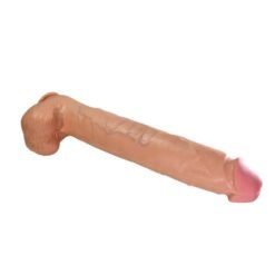 Alternative view of PRETTY LOVE - RAEL DILDO REALISTICO FLESSIBILE CON VENTOSA 40 CM -Ø- 6 CM MARRONE